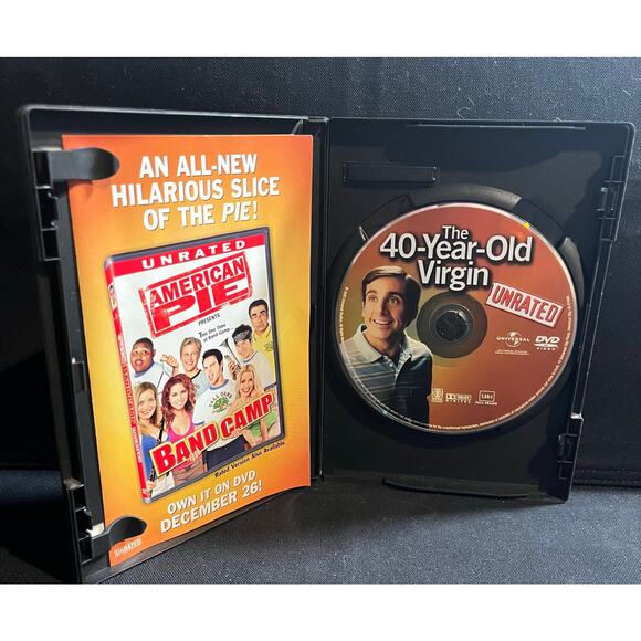 The 40-Year-Old Virgin (DVD, 2005, Full Screen, Unrated) Steve Carell Comedy Mov - Picture 3 of 6